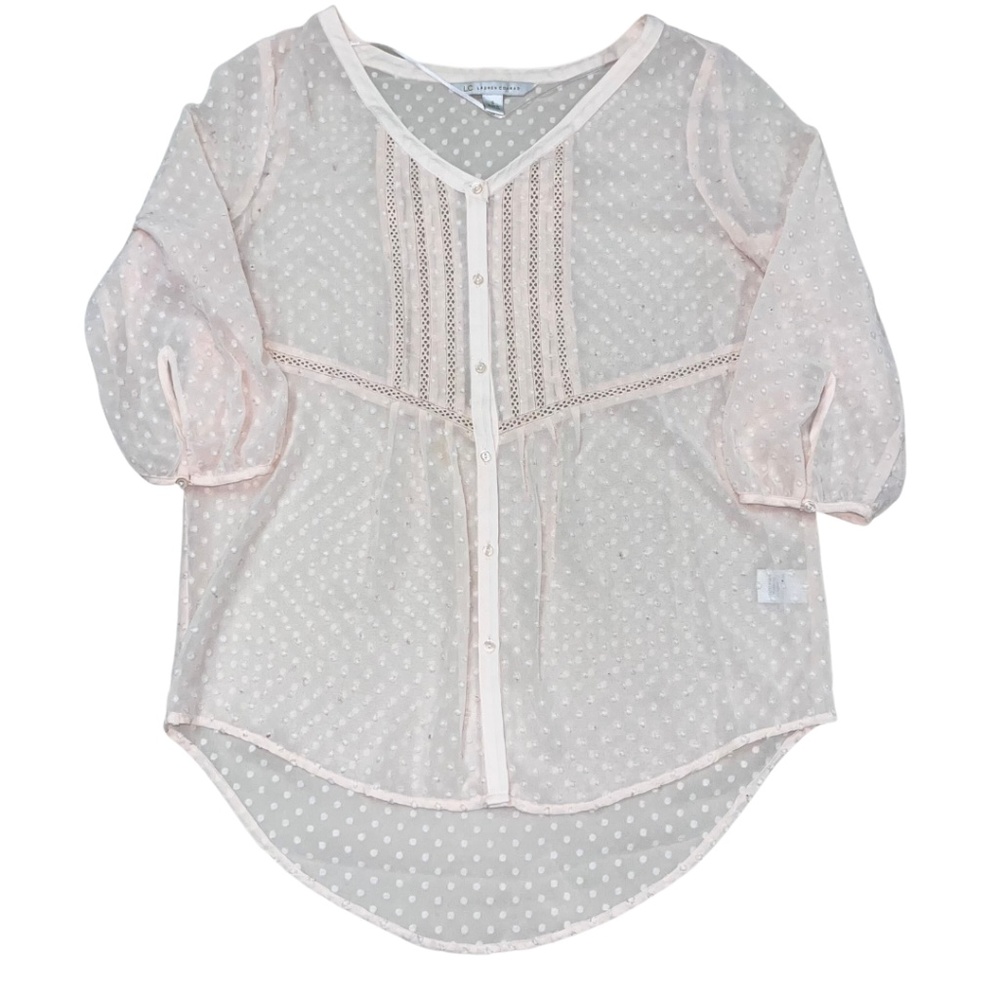 LC Lauren Conrad Sheer Top